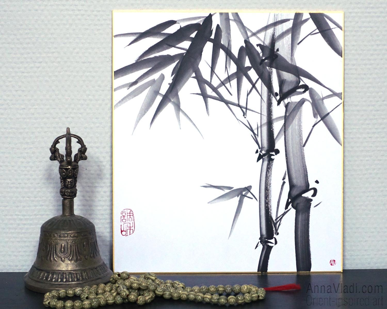 MASUI×GACCOH 水墨画ワークショップ 第四十九回「竹」 in京都