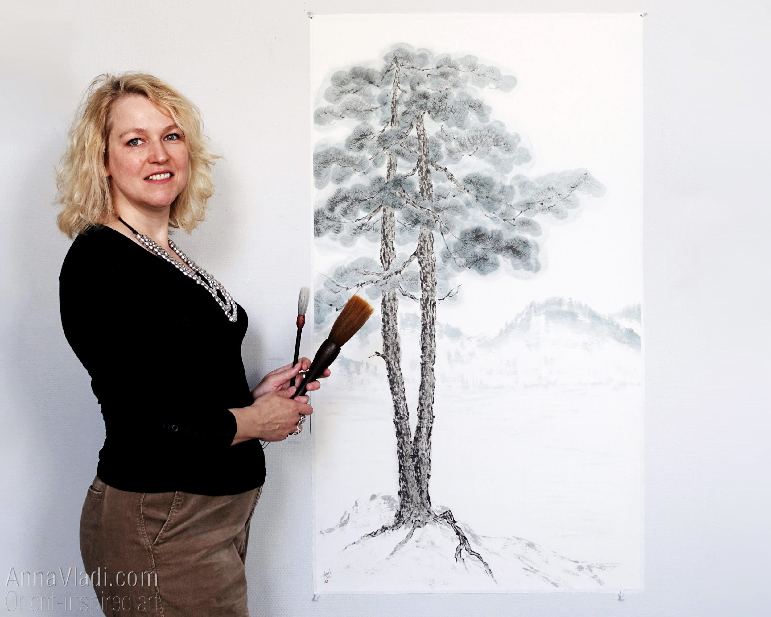 Pine Trees Landscape LARGE Original Sumi-e Paintings in Japanese Ink on Rice Paper, Oriental Zen Art, Hills and Lake View - Etsy Pine Trees Landscape LARGE Original Sumi-e Paintings in Japanese Ink on Rice Paper, Oriental Zen Art, Hills and Lake View - Etsy