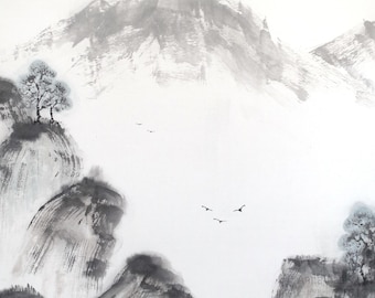 屏風　Sumi-e a painting in black ＆white il_340x270.6965643594_b7jp.jpg