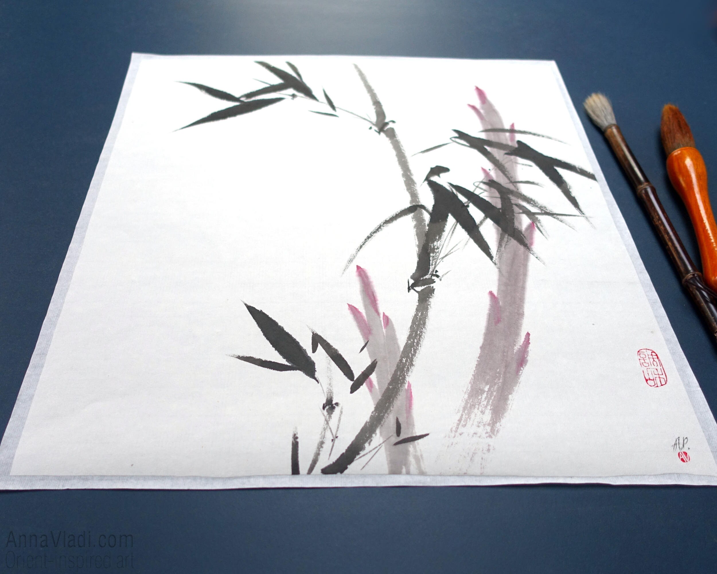 水墨山水1 Shi zhu zhai shu hua pu 十竹齋書畫譜 J.: Jūchikusai shoga fu