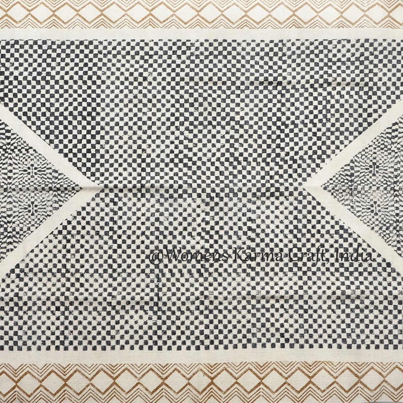 Square rug handmade rug indian rug block print rug Kilim | Etsy