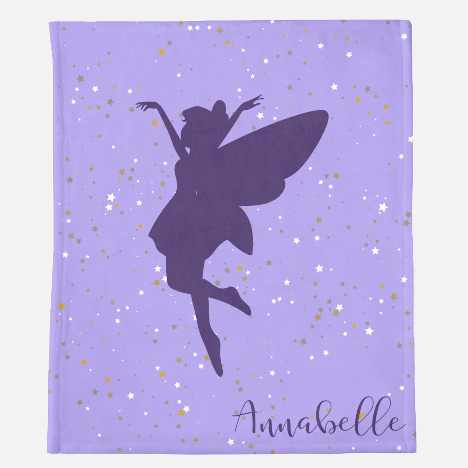 Personalized Fairy Blanket, Little Girl Blanket, Magical Fairy Blanket