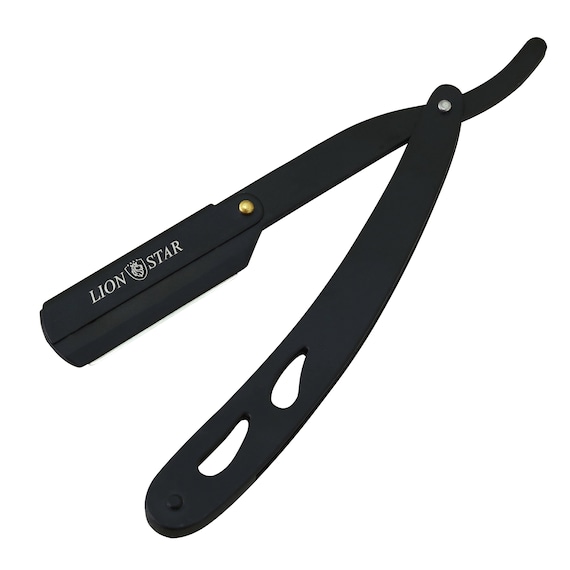 MUSTACHE STYLE BARBER RAZORS SALON STRAIGHT CUT THROAT WET SHAVEING SHAVETTE - Tools N Tools UK