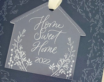 Our First Home Ornament - New Home Owners Christmas Gift - Housewarming Christmas Gift - Home Sweet Home