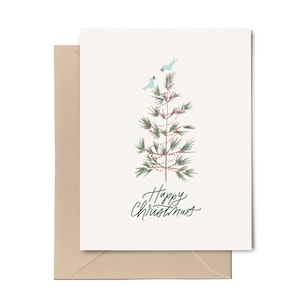 Happy Christmas Card | Christmas Greeting Card | Blank Note Card | Note Card | Seasons Greetings