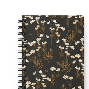 Wildflowers Spiral Bound Journal | Notebook | Wire Bound Notebook | Lined Pages