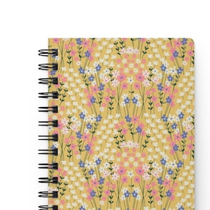 In Bloom Spiral Bound Journal Notebook Wire Bound Notebook Lined Pages image 1