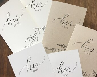 bride and groom vows etsy