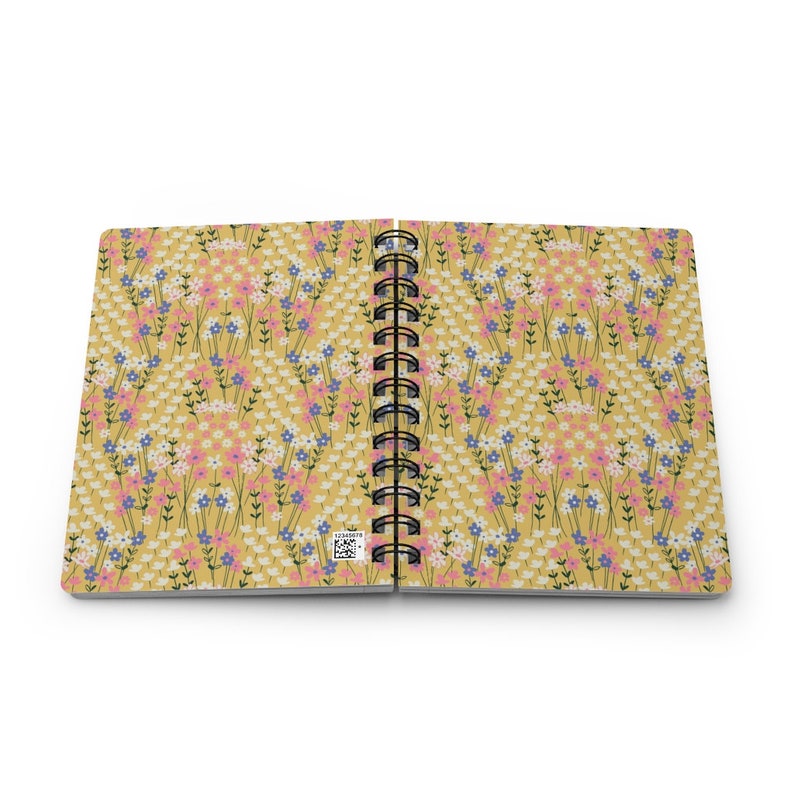 In Bloom Spiral Bound Journal Notebook Wire Bound Notebook Lined Pages image 6