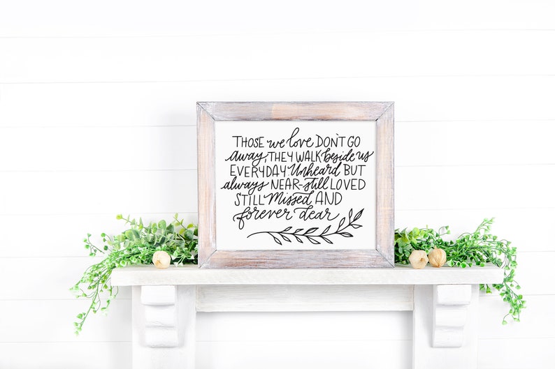 Digital Download Wedding Decor Printable Wedding Wedding Memorial Sign Those We Love In Memory Sign Wedding Printables
