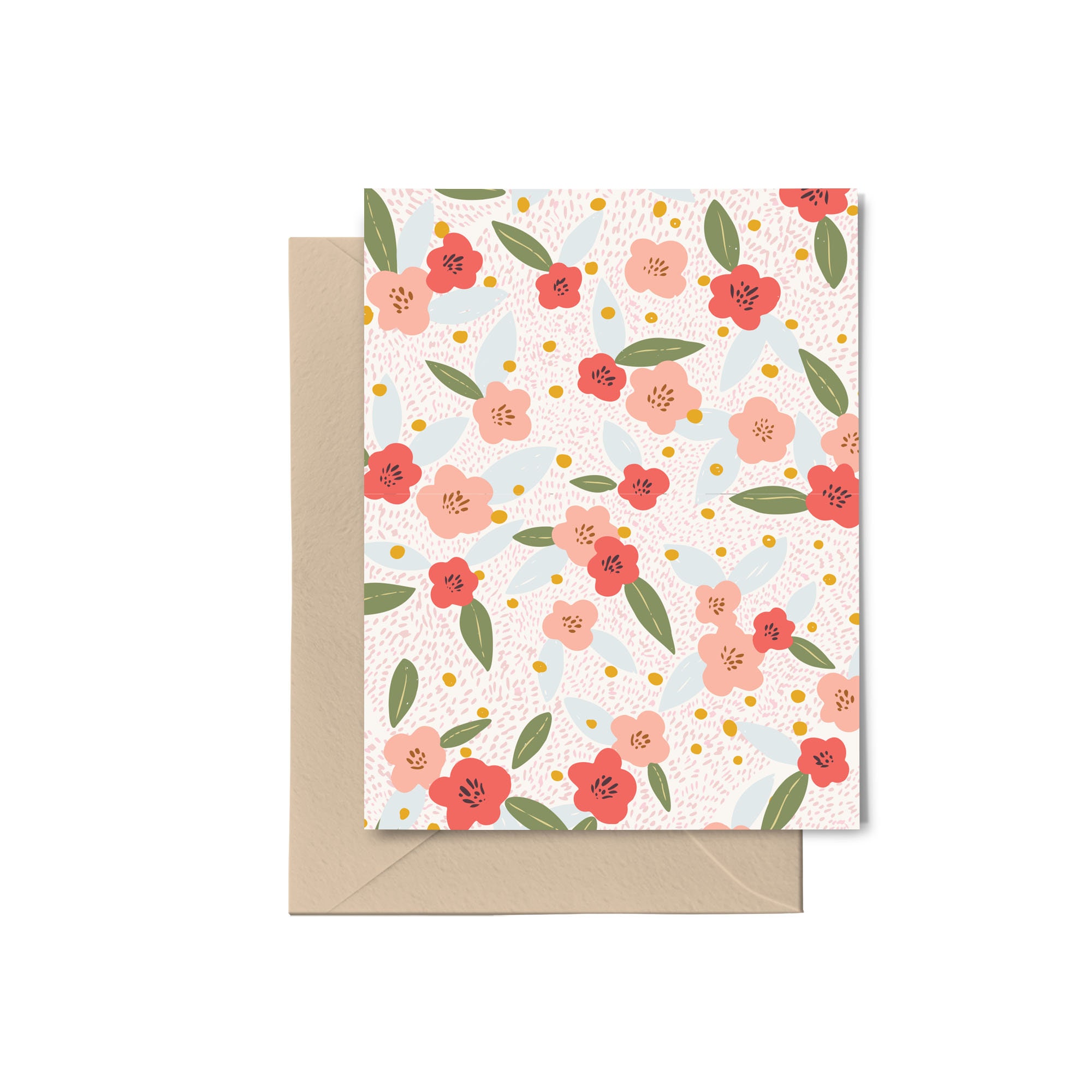 Flower Note Card Blank Set of 8 Everyday Notecards Thanks Etsy