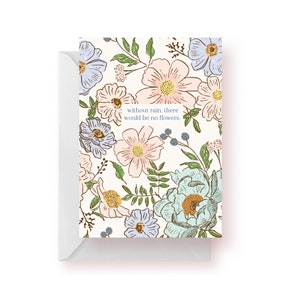 Nouveaux départs - Carte de voeux - Nouvelles aventures - De meilleures choses à venir - Carte d'encouragement vierge