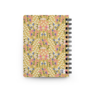 In Bloom Spiral Bound Journal Notebook Wire Bound Notebook Lined Pages image 2