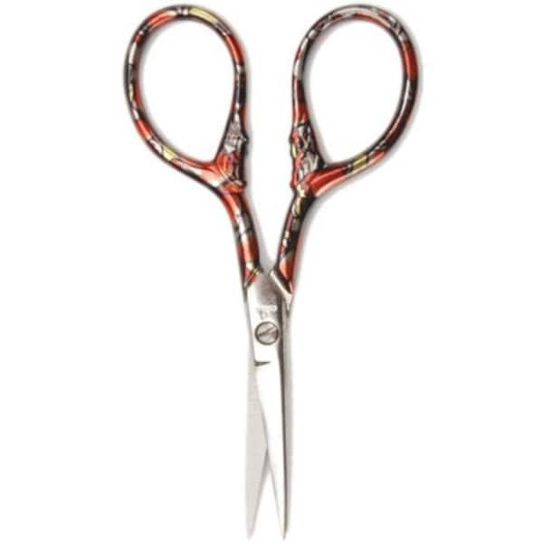 DMC Embroidery Scissors - Marbleized Golden Copper Design - Small 3.75 inches (9.5 cm)