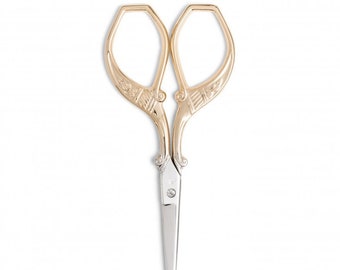 DMC Embroidery Scissors - Peacock Design - Small 3.75 inches (9.5 cm)
