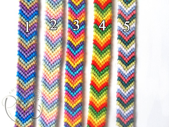 chevron bracelet pattern