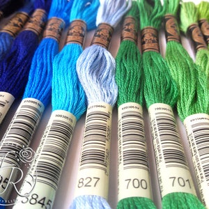 DMC Thread Floss Skeins, Pick Your Own Colors and Quantity, Full Color Line Including New Colors image 4