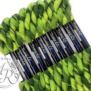 ThreadworX Tropical Green 1047 - Variegated Embroidery Floss