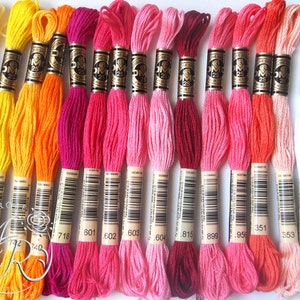 DMC Thread Floss Skeins, Pick Your Own Colors and Quantity, Full Color Line Including New Colors image 10