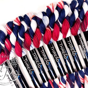 ThreadworX US Flag 10865 - Variegated Embroidery Floss