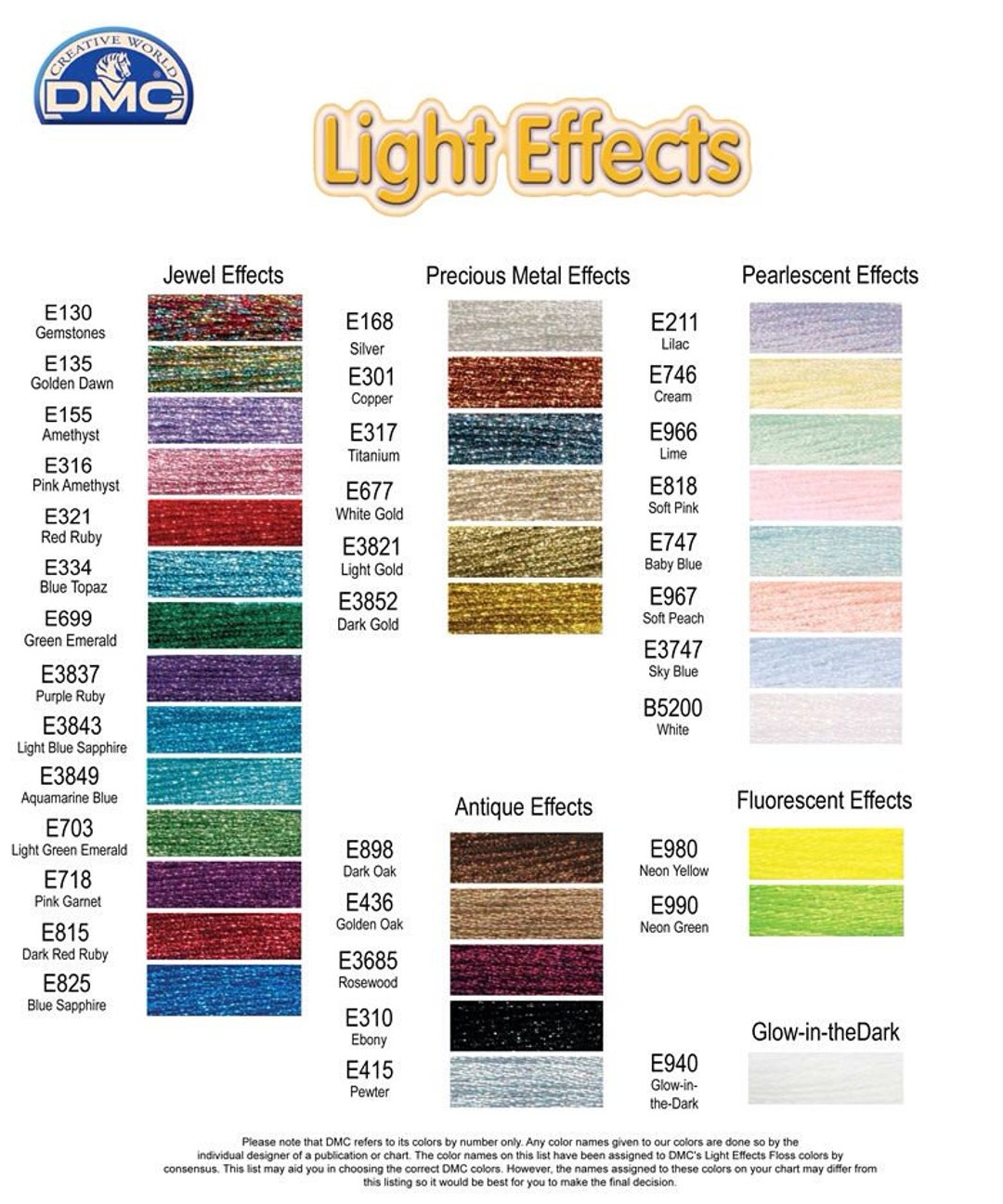 DMC Light Effects Embroidery Floss 8.7yd-Dark Gold, 1 count - Kroger