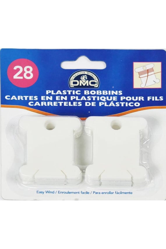 DMC Plastic Bobbins - 28 Pack