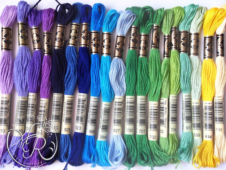 DMC Thread Floss Skeins, Pick Your Own Colors and Quantity, Full Color Line Including New Colors image 3