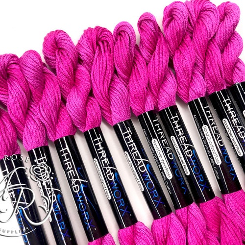 Threadworx 1068 Variegated Embroidery Floss Hawaiian Flowers Etsy