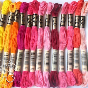 DMC Thread Floss, wählen Sie Ihre Farben und Menge