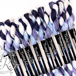 ThreadworX Blue Lagoon 1013 - Variegated Embroidery Floss