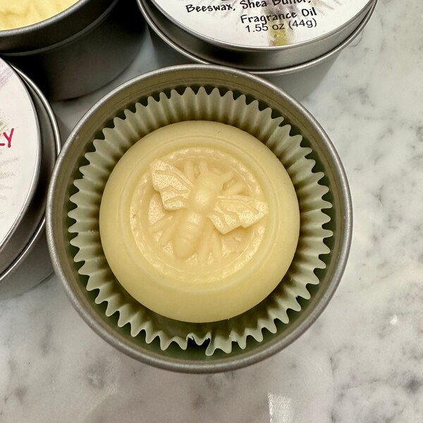 Beeswax and Shea Butter Solid Lotion Bar to moisturize and sooth dry skin