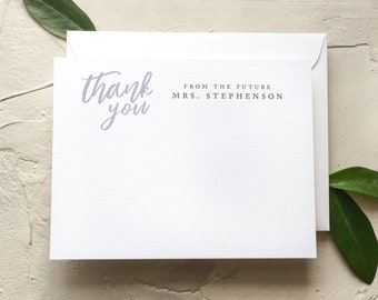 From the Future Mrs. Thank You Cards and Bridal Shower Stationery from the Bride To Be [Q218-040]