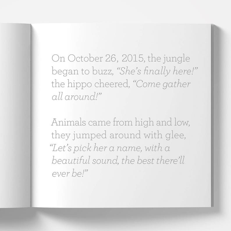 Personalized Baby Book / Baby Shower Gift / First Birthday / Etsy