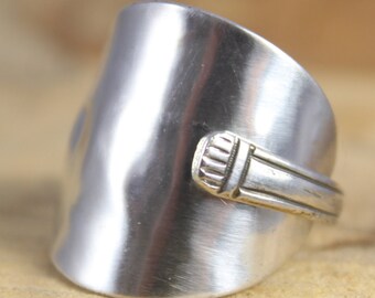 Ring 800 er aus Silberbesteck / Besteckschmuck