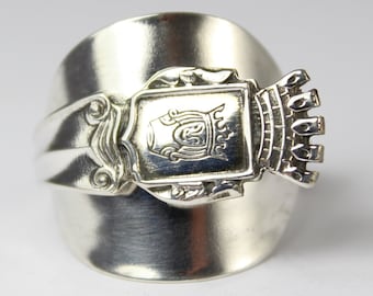 Besteck Schmuck Ring, ca. 67 (21,5) Ring aus Besteck