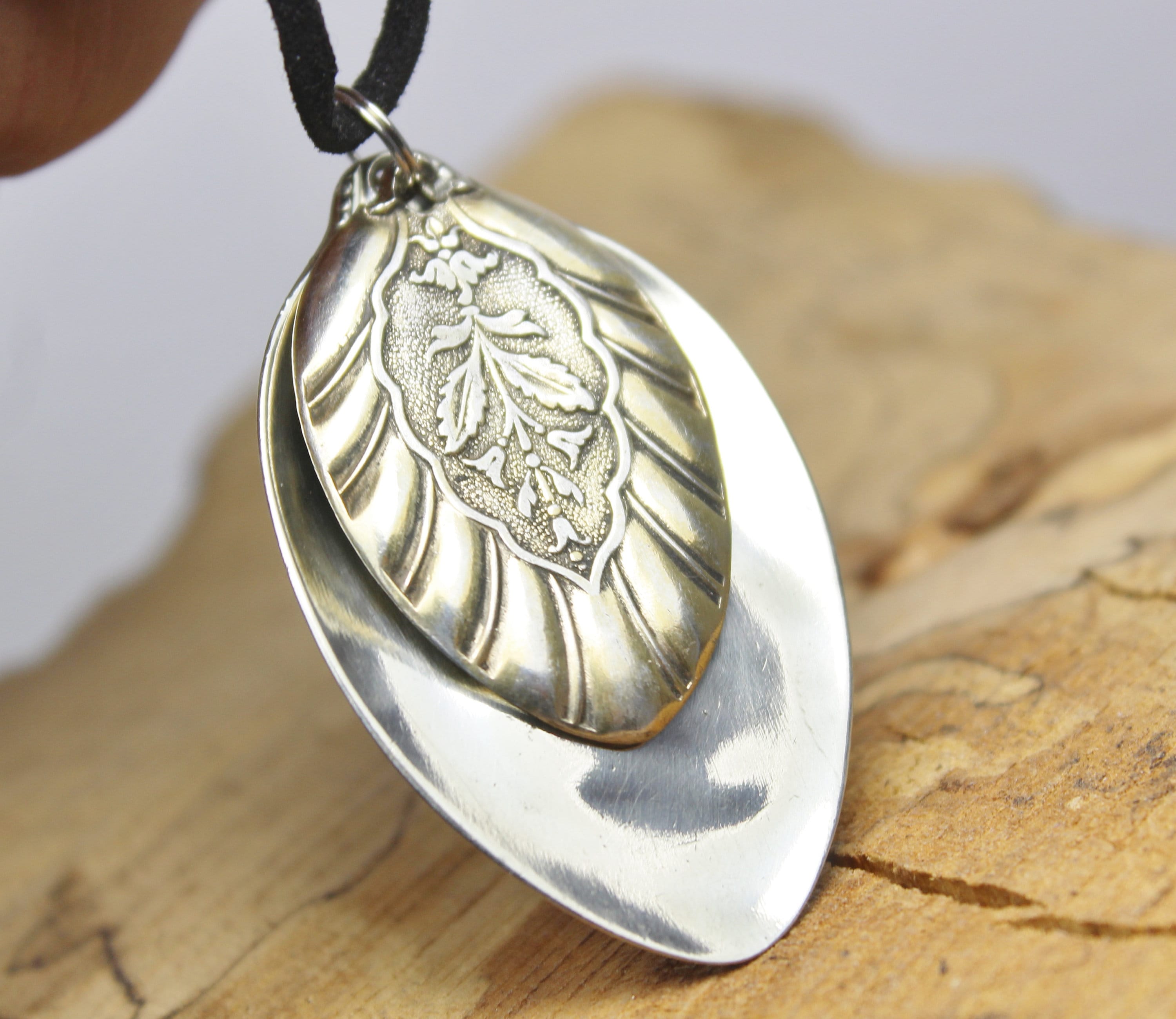 Cutlery Jewelry / Pendant / Silverplated Etsy UK