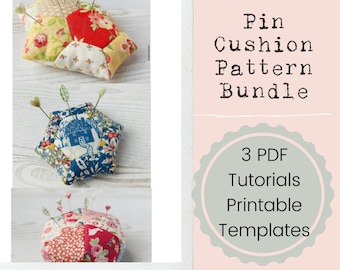 PDF Pin Cushion Sewing Pattern Bundle