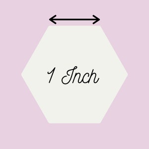 Englische Papierstücke - 1" Hexagon Templates