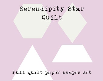 Volledige papieren stukken Kit - Serendipity Star Quilt