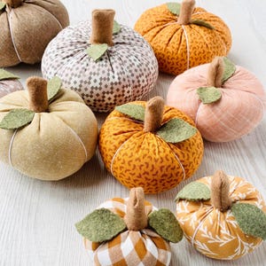 Fabric Pumpkin PDF Pattern Tutorial