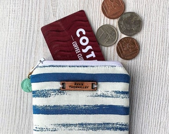 Coin Purse - Pink Stripe