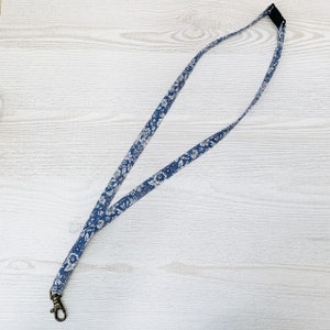 Liberty Fabric Lanyards with safety clasp image 2