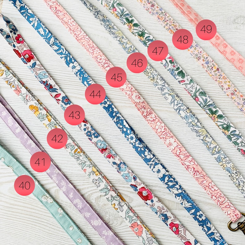 Liberty Fabric Lanyards with safety clasp image 9