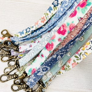Liberty Fabric Lanyards with safety clasp image 1