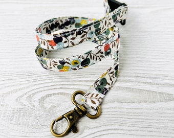 Liberty Lanyard with Safety Clasp - Wiltshire Tana Lawn