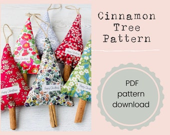 Christmas Decoration Pattern - Cinnamon Tree