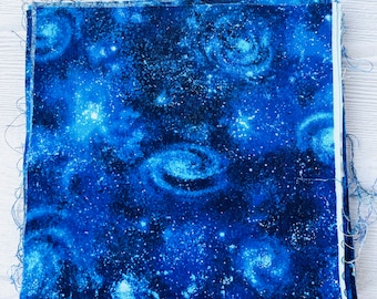 Robert Kaufmann Stargazers Galaxy Royal fabric remnants