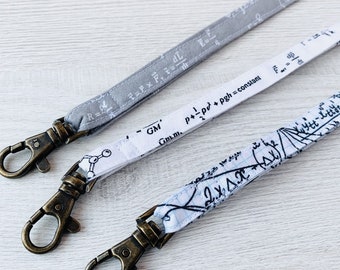 Equations Fabric Lanyards with safety clasp