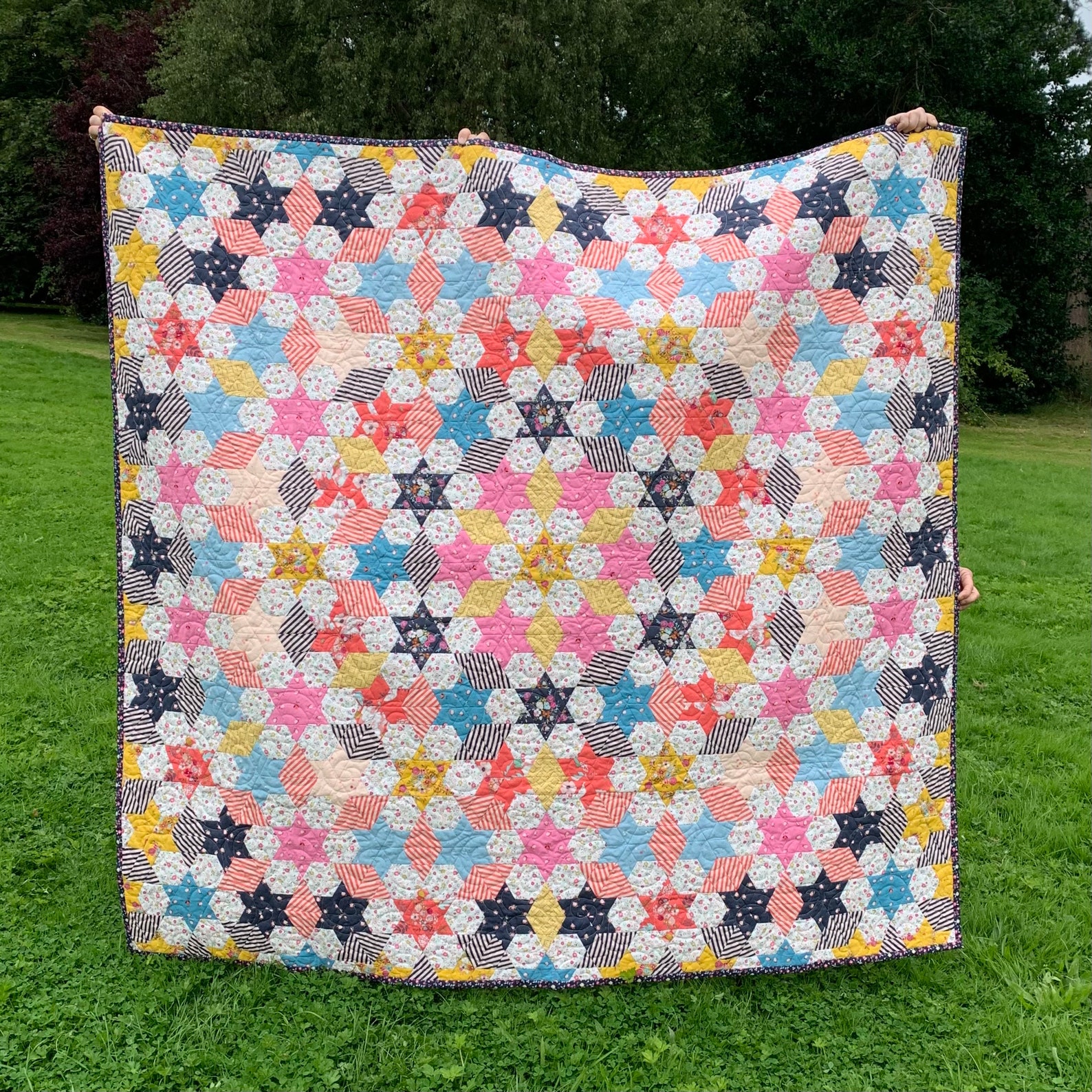 Serendipity Star Quilt Pattern English Paper Pieced Etsy