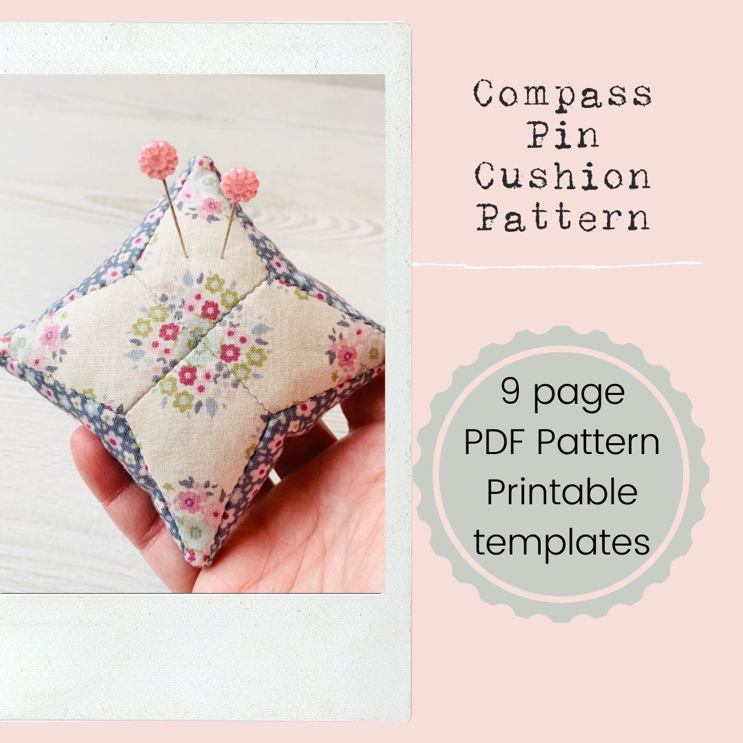compass-pin-cushion-pdf-sewing-pattern-etsy